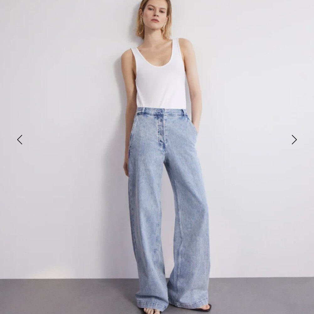 Another Tomorrow Carpenter Denim Pant Size 42